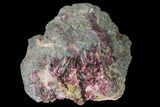 Magenta Erythrite Crystal Cluster - Morocco #141652-1